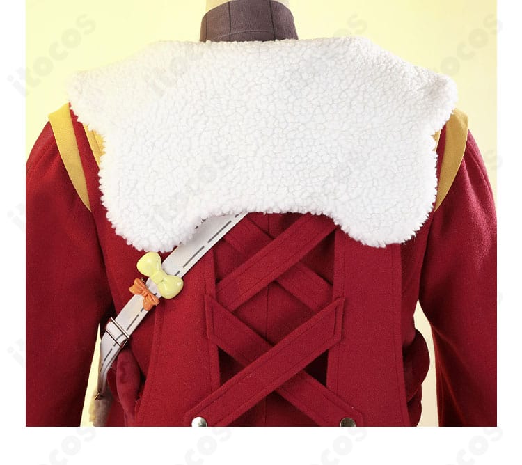 原神 香菱（シャンリン）背面ディテール。背中の装飾とカッティングの美しい仕上がり。