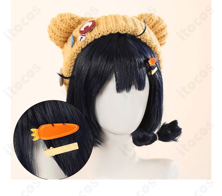 原神 香菱（シャンリン）ヘアアクセサリー近接。造形と配色のこだわりを確認できる画像。