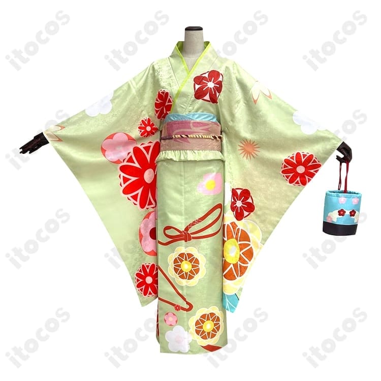 ペルソナ5R 佐倉双葉 晴れ着（和装）コスプレ｜華やかな刺繍で高再現、イベント＆撮影に最適 - 4枚目の画像