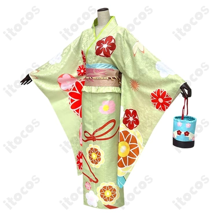 ペルソナ5R 佐倉双葉 晴れ着（和装）コスプレ｜華やかな刺繍で高再現、イベント＆撮影に最適 - 2枚目の画像