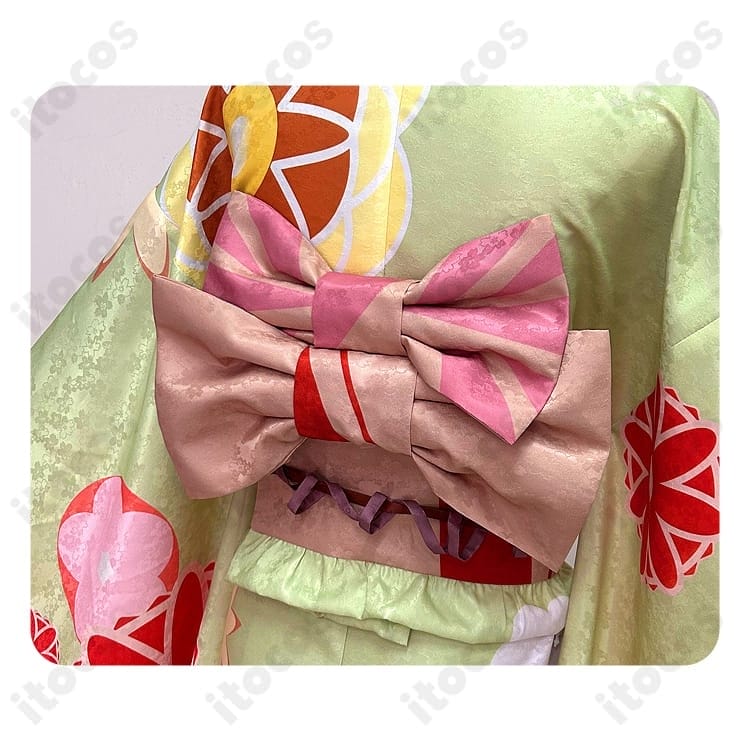 ペルソナ5R 佐倉双葉 晴れ着（和装）コスプレ｜華やかな刺繍で高再現、イベント＆撮影に最適 - 5枚目の画像