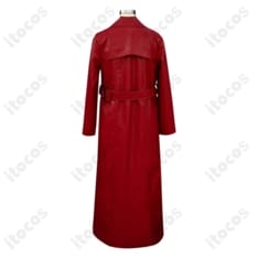 赤い傘の男 コスプレ衣装 コート。忠実再現の深紅で、イベント・撮影に最適 - 3枚目の画像（サムネイル）