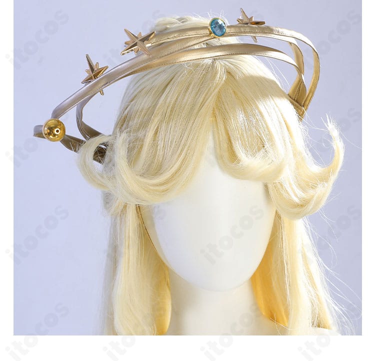 ヘアアクセサリー側面の近接。厚みや取り付け部分の形状が分かる角度。