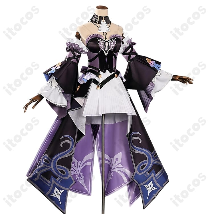 崩壊：スターレイル マダム・ヘルタ衣装 高再現セット｜エレガントな装飾で撮影映え - 2枚目の画像