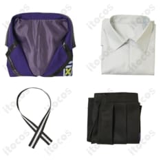 機動戦士ガンダム Gのレコンギスタ ニャアン衣装 高発色ツイルで再現度を高めた学園制服風セット - 6枚目の画像（サムネイル）