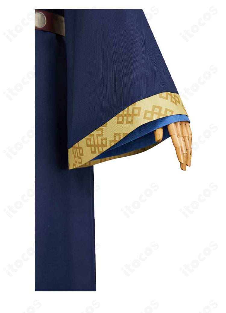 薬屋のひとりごと 壬氏 園遊会衣装コスプレの袖口ディテール。端整な仕立てと装飾の見え方。