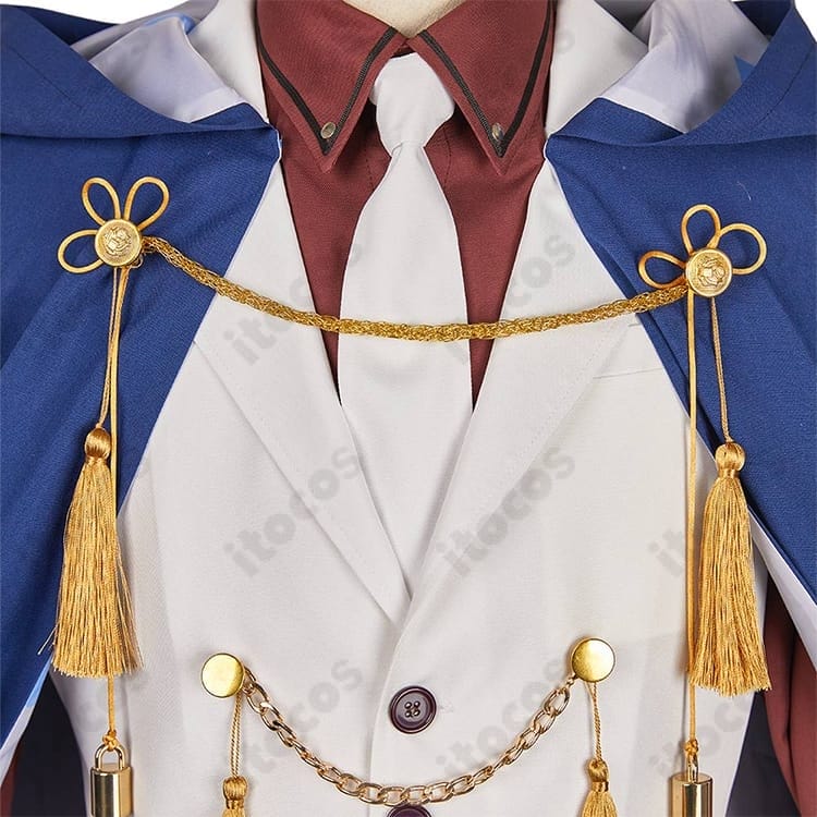 地縛少年花子くん 蒼井茜 時計守コスプレ衣装 刺繍が映える高再現セット - 6枚目の画像