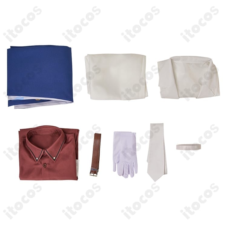 地縛少年花子くん 蒼井茜 時計守コスプレ衣装 刺繍が映える高再現セット - 7枚目の画像