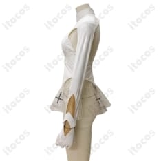 勝利の女神：NIKKE シンデレラ 白色レオタード コスプレ衣装｜高再現×快適設計で撮影に最適 - 2枚目の画像（サムネイル）