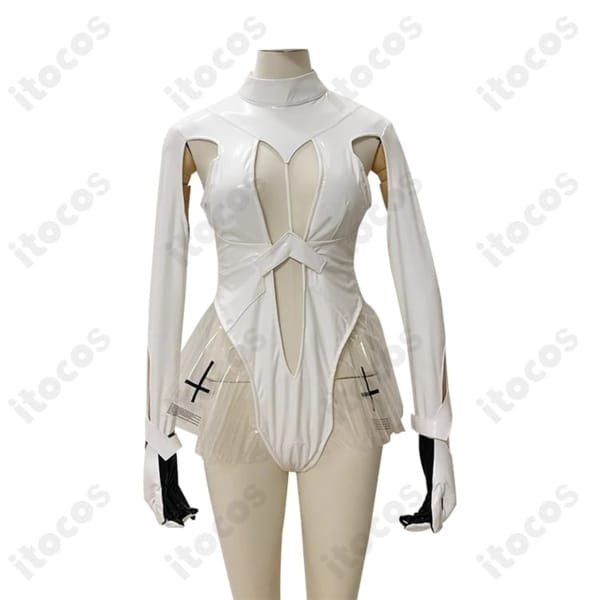 勝利の女神：NIKKE シンデレラ 白色レオタード コスプレ衣装｜高再現×快適設計で撮影に最適