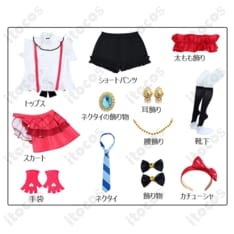 ラブライブ！スクフェス 園田海未 情熱の引力／7周年 高再現コスプレ衣装｜動きやすく撮影映え - 4枚目の画像（サムネイル）