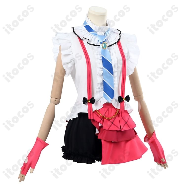 ラブライブ！スクフェス 園田海未 情熱の引力／7周年 高再現コスプレ衣装｜動きやすく撮影映え - 2枚目の画像