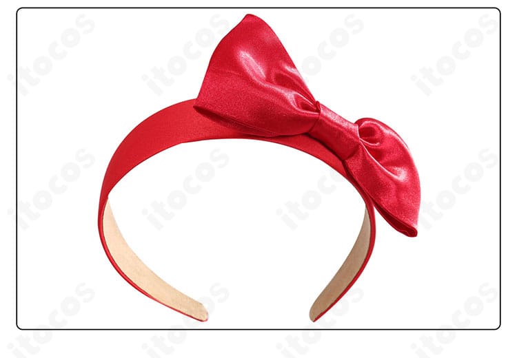 園田海未コスプレ衣装の髪飾り・カチューシャ。キャラクター特徴を押さえたデザインの近接画像。