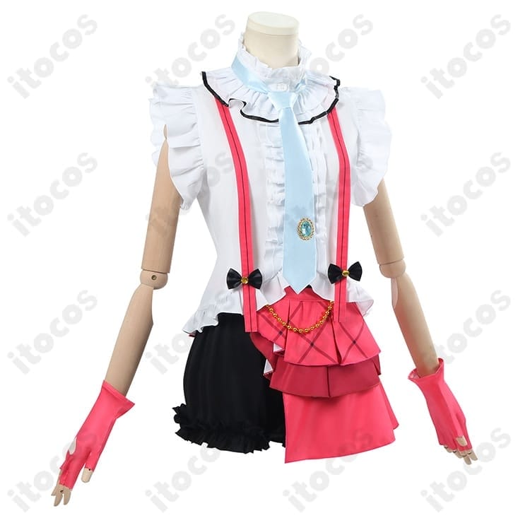 ラブライブ！スクフェス 絢瀬絵里 7周年コスプレ 高再現で撮影映え、豪華セットで即コーデ - 2枚目の画像