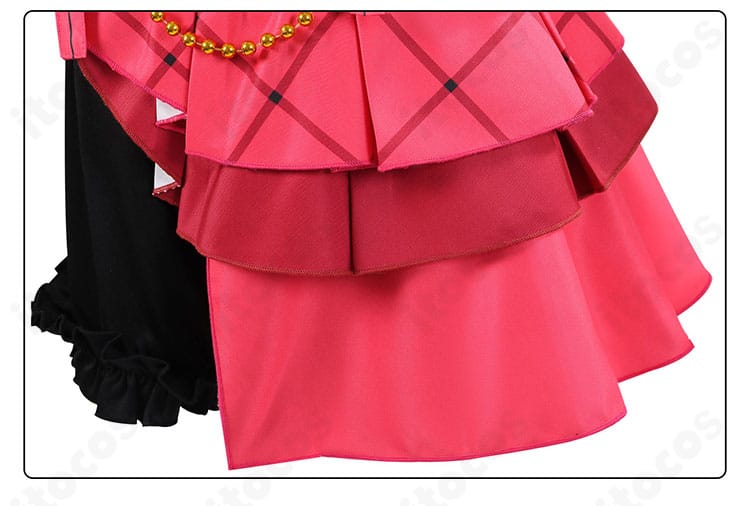 スカート装飾アップ：絢瀬絵里 7周年衣装の裾装飾や刺繍調ディテール、柄の発色を示す画像