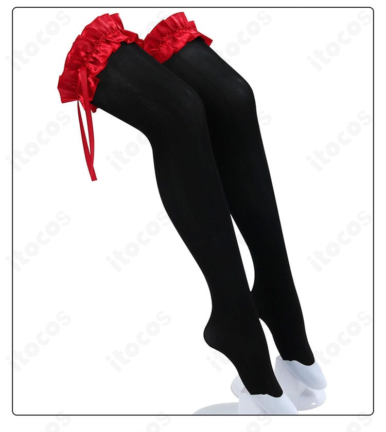 高坂穂乃果 7周年衣装の太もも飾りと靴下。スタイリングのアクセントとなる小物のバランスが分かる。