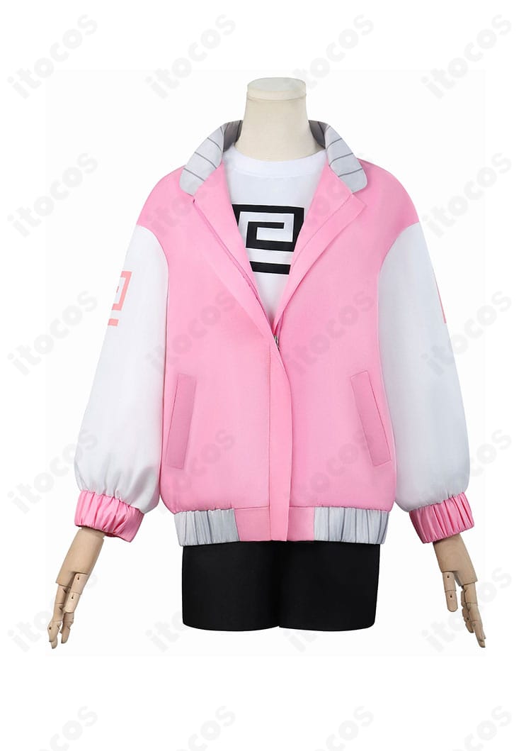 陸少糖 コスプレ衣装の正面アップ。襟元から前立て装飾、インナーの見え方まで再現を確認