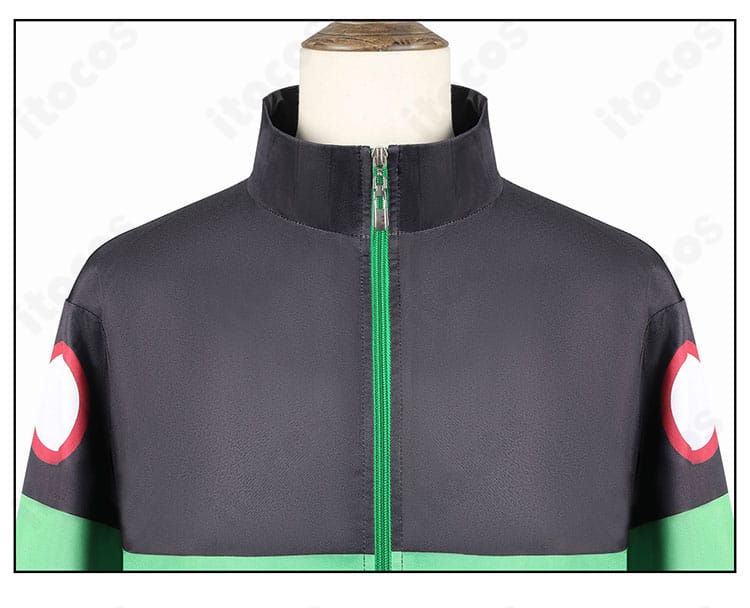 SAKAMOTO DAYS 眞霜平助 コスプレ衣装 襟元アップ、ステッチと装飾の精密な仕上げ