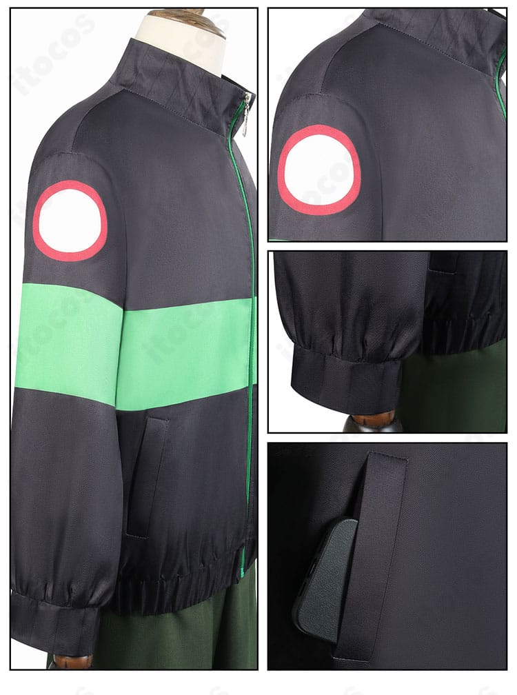 SAKAMOTO DAYS 眞霜平助 コスプレ衣装 肩袖とポケットの装飾、立体感のある仕上がり