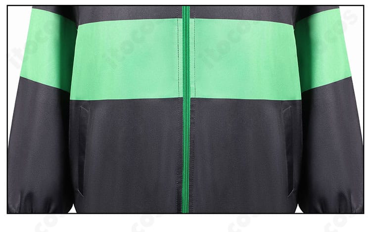 SAKAMOTO DAYS 眞霜平助 コスプレ衣装 外套ディテール、素材感と縁取りの作り込みがわかる写真