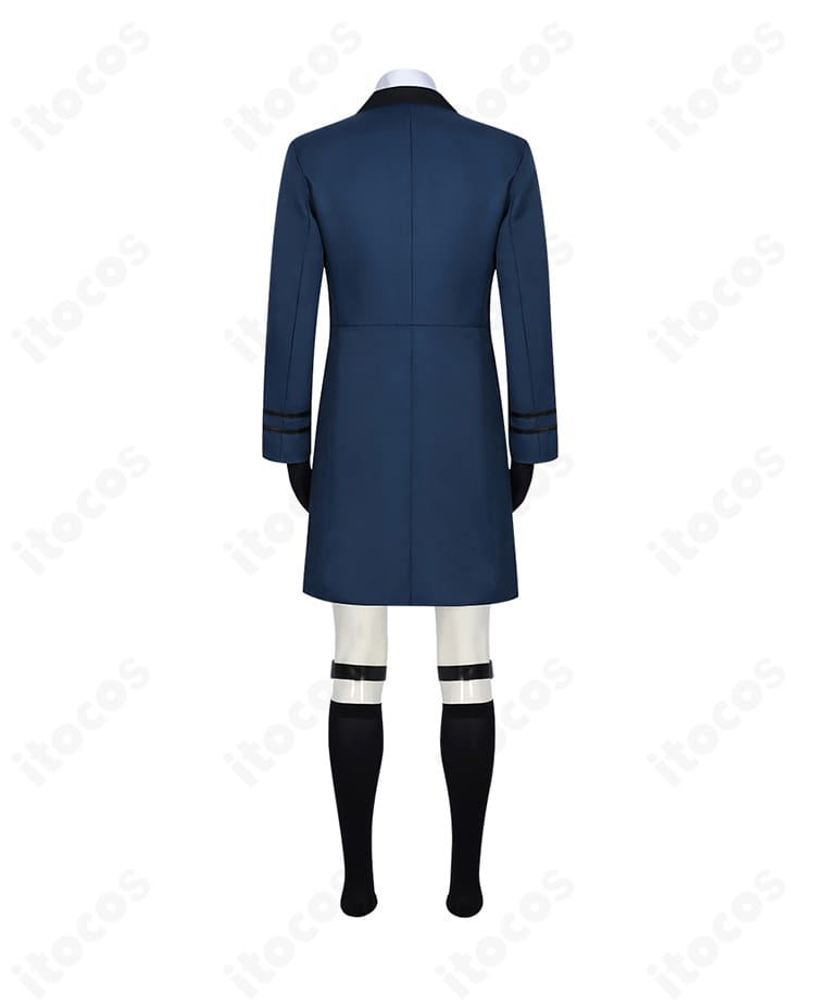 黒執事 シエル・ファントムハイヴ 燕尾服コスの背面・燕尾とベルト意匠の配置