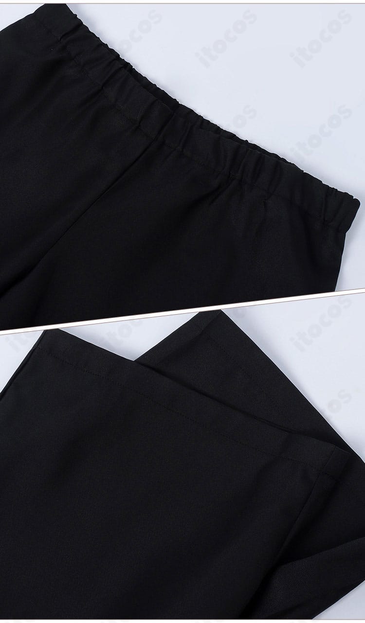 シエル・ファントムハイヴ コスプレ ショートパンツの装飾・タックの近接ディテール