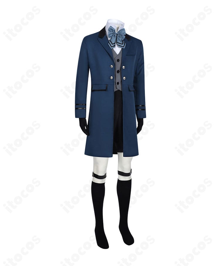 シエル・ファントムハイヴ 女王の番犬 燕尾服コスの側面シルエットと燕尾ライン