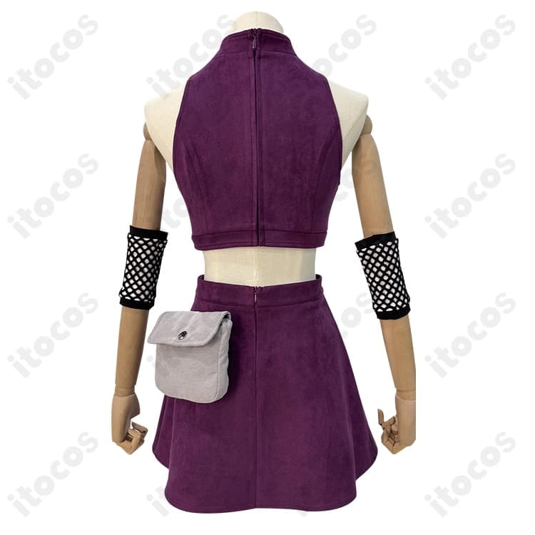 NARUTO -ナルト- 山中いの コスプレ衣装 高再現くノ一スタイルでイベント・撮影に最適 - 4枚目の画像