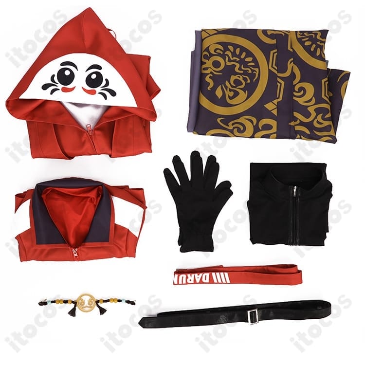 大妖怪×ローソン だるまいずごっど コスプレ衣装 和装コートの再現度と着やすさが魅力 - 5枚目の画像