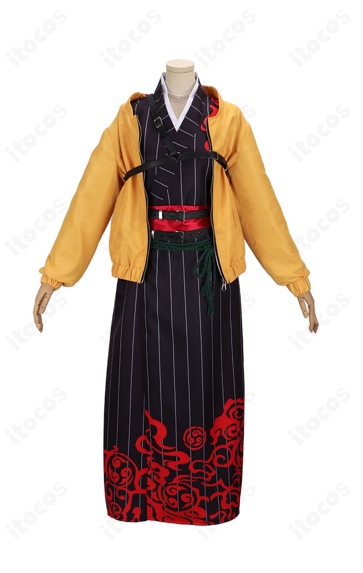 『大妖怪』ありさか ローソンコラボ衣装の正面全体。清潔感ある配色と端正なラインが特徴のコンビニ店員風コスチューム。