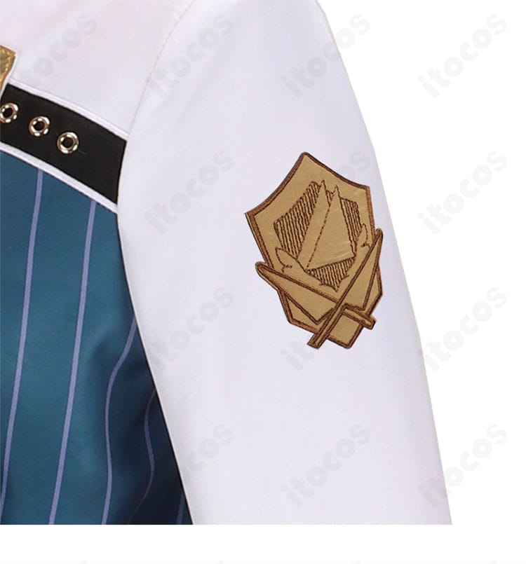 袖口の刺繍・装飾ディテール。縫製の仕上がりと質感に焦点を当てた画像