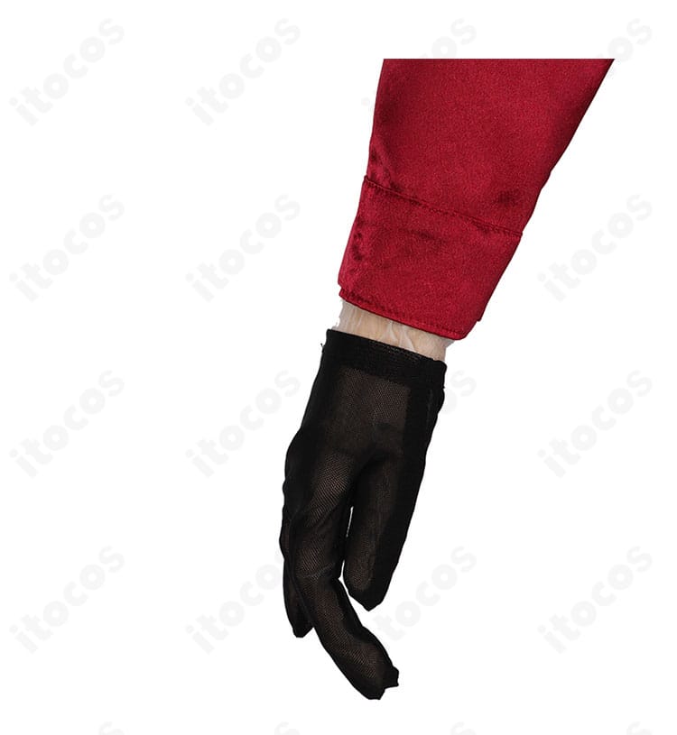 ローレン・イロアス衣装の手袋ディテール。縫い目の整いと手首の収まりがわかる精緻な作り。