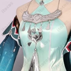 原神 藍硯 コスプレ衣装フルセット。高再現と快適さでイベント・撮影に最適 - 3枚目の画像（サムネイル）