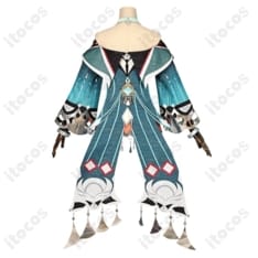 原神 藍硯 コスプレ衣装フルセット。高再現と快適さでイベント・撮影に最適 - 2枚目の画像（サムネイル）
