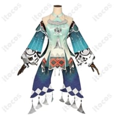 原神 藍硯 コスプレ衣装フルセット。高再現と快適さでイベント・撮影に最適 - 1枚目の画像（サムネイル）