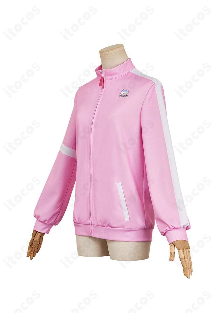 メダリスト 結束いのり コート左側面。肩線から裾にかけてまっすぐ落ちる美しいラインが分かる角度。