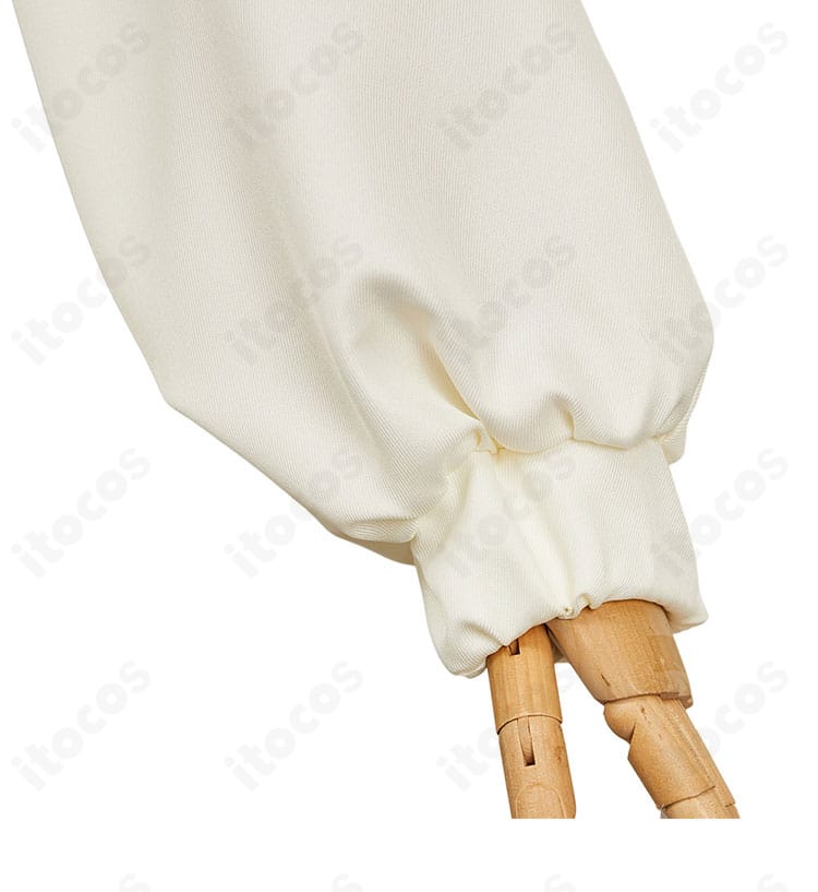 袖の装飾ディテール。縫製の仕上がりとステッチの整いが分かるイメージ。