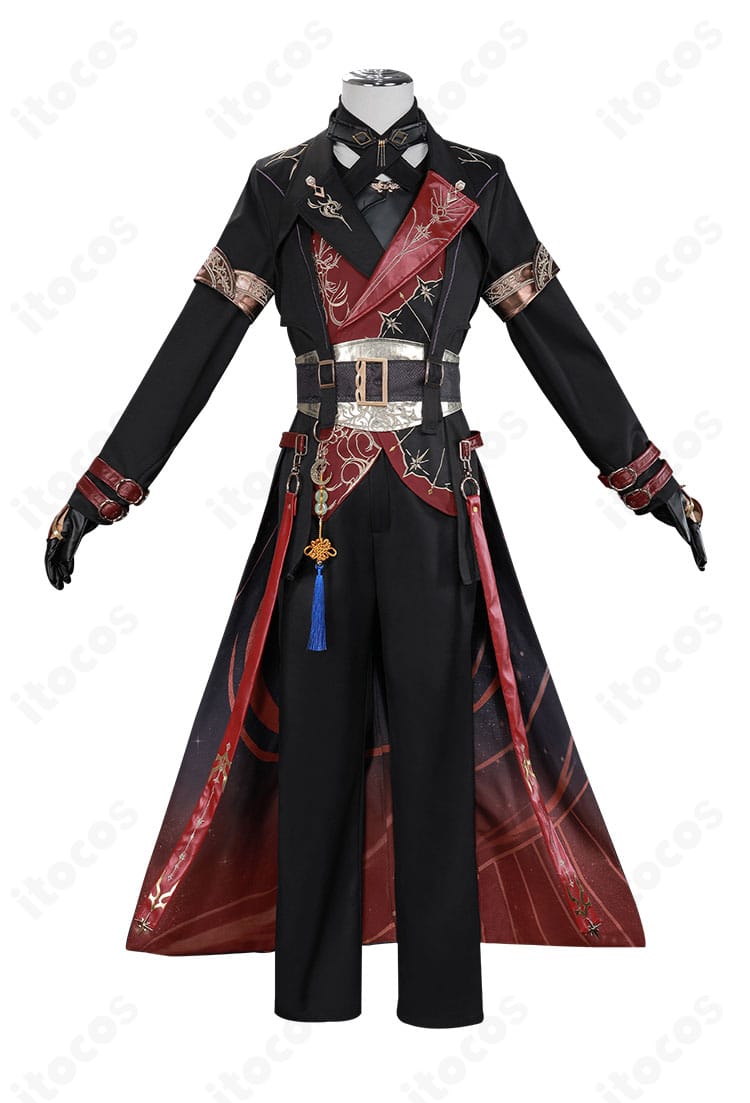 セイヤ 夜明けセットの正面ビュー。襟元から腰飾りまでのバランスとラインを強調した画像