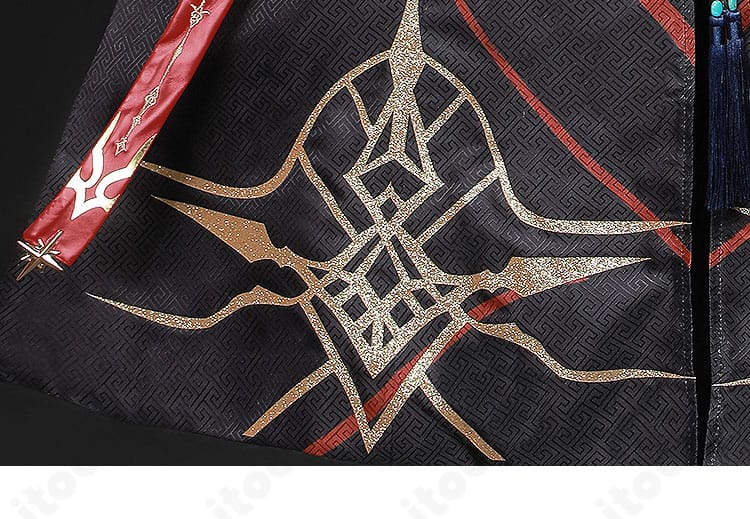 セイヤ 夜明けセットの衣裾装飾。裾のカッティングと動きによる表情を捉えた画像