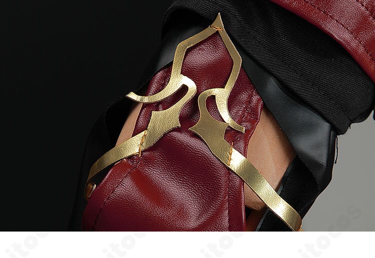 セイヤ 夜明けセットの手袋装飾。甲部分のデザインと指先のフィット感を示す画像