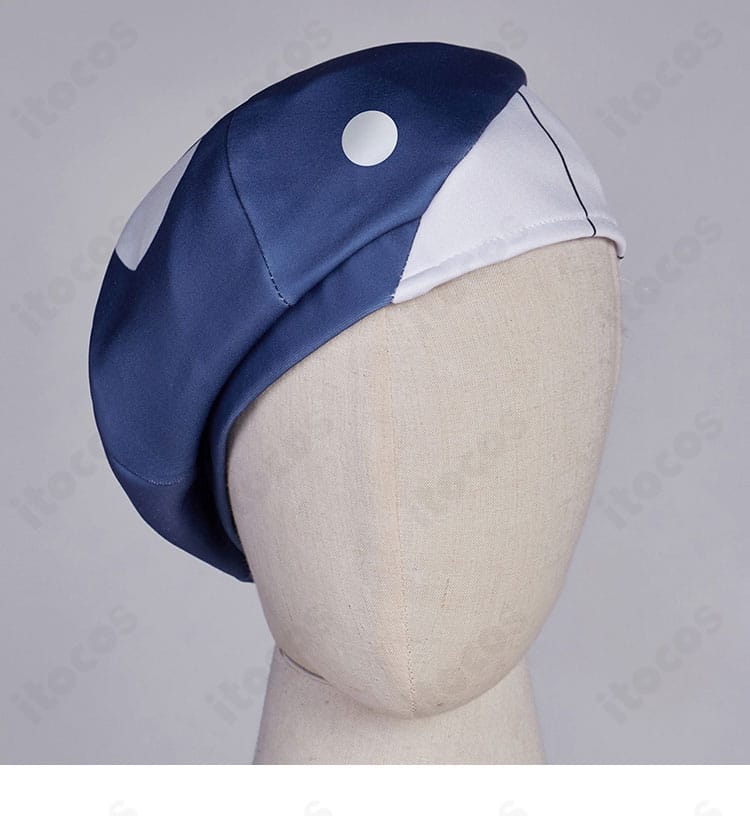 帽子装飾のディテール。青柳冬弥「憧れを共に」衣装の帽子デザインと装飾の質感が分かる画像