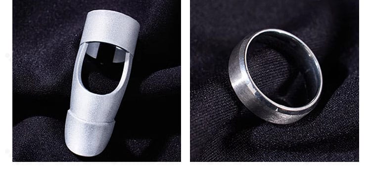 KAITO コスプレ衣装のアクセサリー詳細。指輪・指飾りのデザインとセット内容の一部。