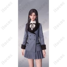 恋と深空 プレイヤー 学園制服コスプレ衣装｜高精度再現で清楚に映えるセット - 1枚目の画像（サムネイル）