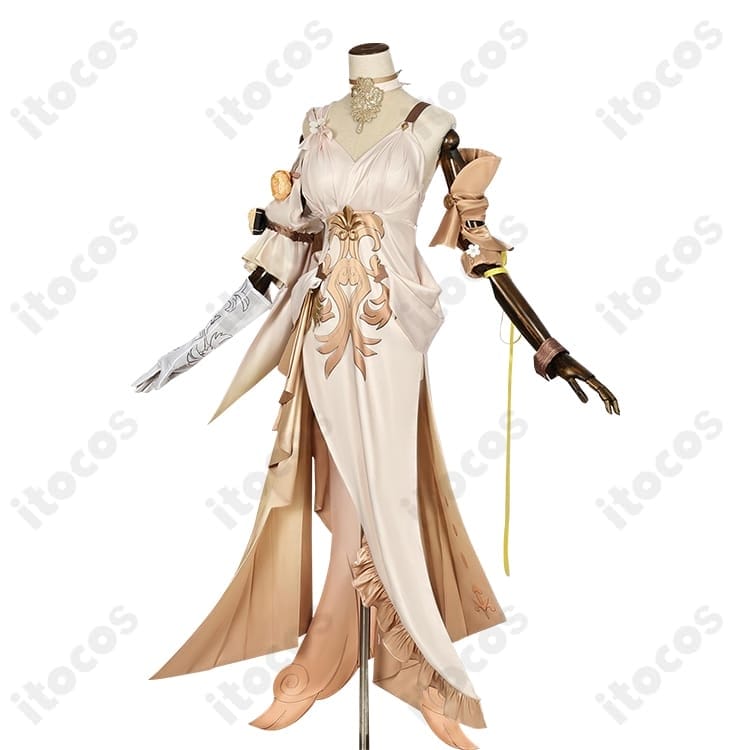 崩壊:スターレイル アグライア コスプレ衣装 高再現で着やすい設計、イベントや撮影に最適 - 2枚目の画像