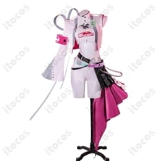 初音ミク レーシングミク2025Ver. コスプレ衣装 高再現で動きやすくイベント・撮影に最適 - 1枚目の画像（サムネイル）