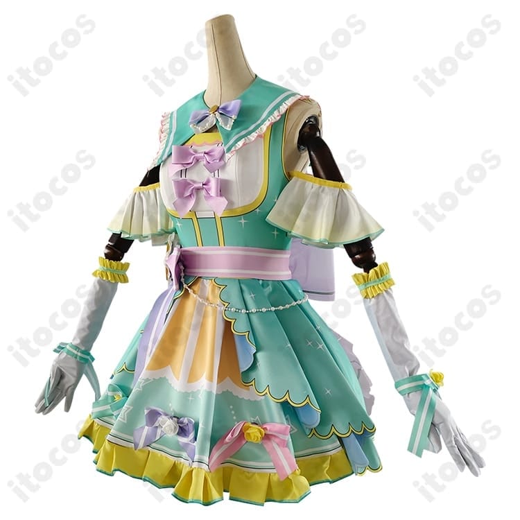 小泉花陽 カウントダウンライブ編 衣装｜透湿素材で快適、王冠付きフルセットで高再現度 - 2枚目の画像