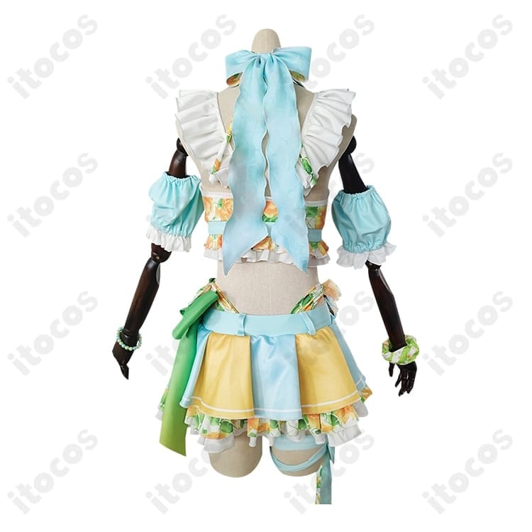 小泉花陽 くじ引き堂水着コスプレ衣装｜清楚可憐な再現度、長時間でも軽やか、イベント向け - 3枚目の画像