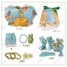 小泉花陽 くじ引き堂水着コスプレ衣装｜清楚可憐な再現度、長時間でも軽やか、イベント向け - 4枚目の画像（サムネイル）