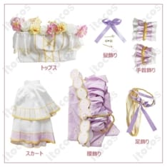 ラブライブ！スクフェス 東條希「花の女神」衣装 高再現セット｜撮影映えと快適着用でイベントに最適 - 4枚目の画像（サムネイル）