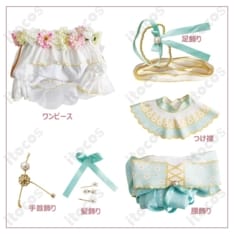 ラブライブ！スクフェス 小泉花陽 フラワーフェスティバル編 華やかで高再現の撮影映え衣装 - 4枚目の画像（サムネイル）